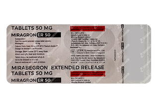 Miragron 50 MG Tablet Er 10