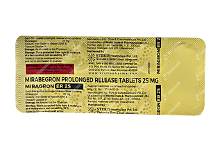 Miragron  25 MG Tablet Er  10