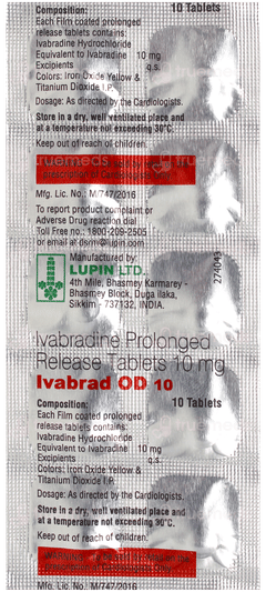 Ivabrad Od 10 Tablet 10