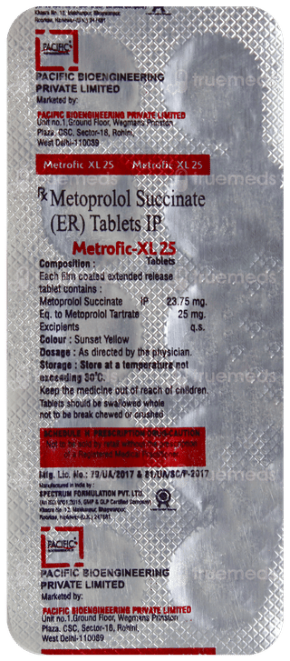 Metrofic Xl 25 Mg Tablet 10