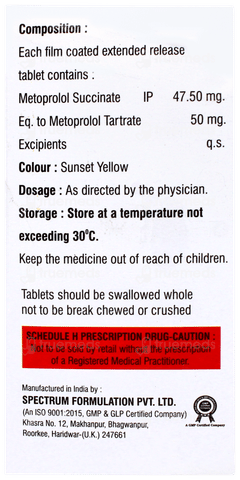 Metrofic Xl 50 Tablet 10