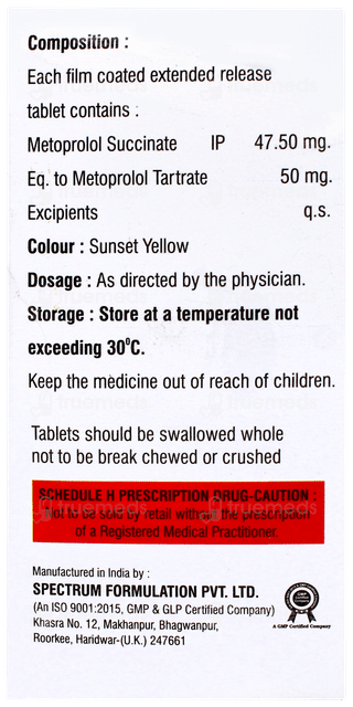 Metrofic Xl 50 Tablet 10