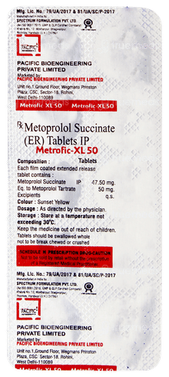 Metrofic Xl 50 Tablet 10