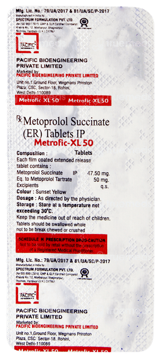 Metrofic Xl 50 Tablet 10