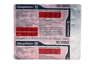 Glidapaflozin M 10/1000 MG Tablet Er 15