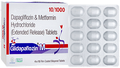 Glidapaflozin M 10/1000 Tablet 15