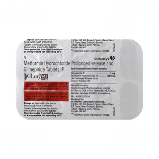 Glimy M Forte 3/1000 MG Tablet Pr 10