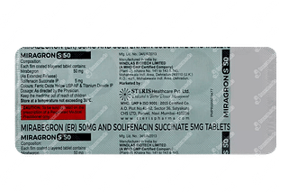 Miragron S 50/5 MG Tablet Er 10