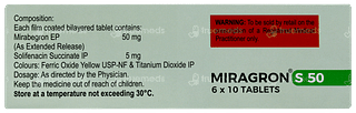 Miragron S 50 Tablet 10