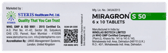 Miragron S 50 Tablet 10 Miragron S 50 Tablet 10