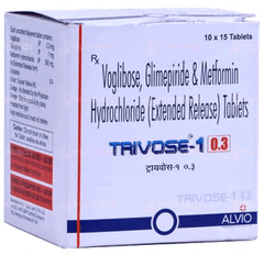 Trivose 1/0.3 Tablet 15