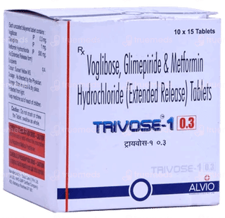 Trivose 1/0.3 Tablet 15