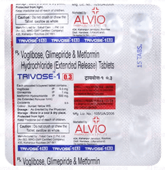 Trivose 1/0.3 Tablet 15