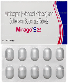 Mirago S 25 Tablet 10 Mirago S 25 Tablet 10