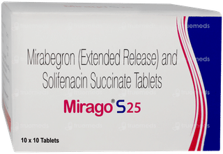 Mirago S 25 Tablet 10