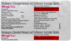 Mirago S 25 Tablet 10 Mirago S 25 Tablet 10