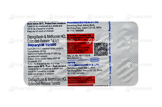 Daparyl M 10/500 MG Tablet Er 10