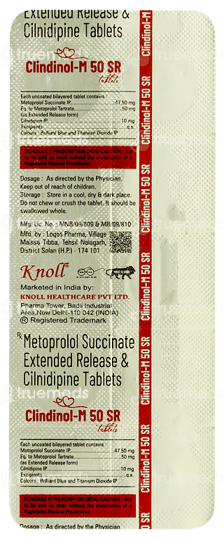 Clindinol M 50 Sr Tablet 10