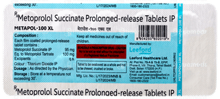 Metapol 100 Xl Tablet 10