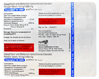 Dapaglyn M 1000 Tablet 15