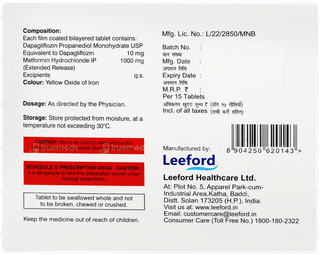 Dapaford 10 M Forte Tablet 15