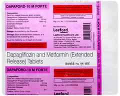 Dapaford 10 M Forte Tablet 15 Dapaford 10 M Forte Tablet 15