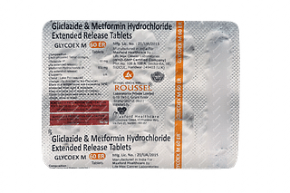 Glycoex M 60/500 MG Tablet Er 10