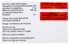 Dapamac M 5mg/500mg Tablet 15