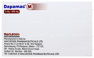 Dapamac M 5mg/500mg Tablet 15