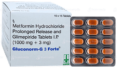 Gluconorm G 3 Forte Tablet 15