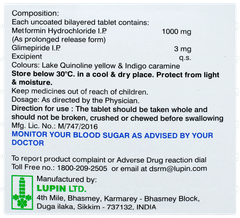 Gluconorm G 3 Forte Tablet 15 Gluconorm G 3 Forte Tablet 15