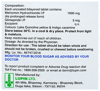 Gluconorm G 3 Forte Tablet 15