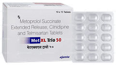 Met Xl Trio 50 Tablet 15