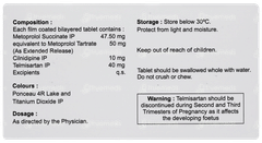 Met Xl Trio 50 Tablet 15 Met Xl Trio 50 Tablet 15