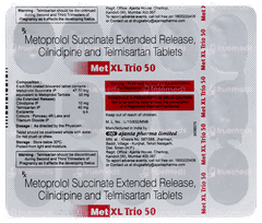Met Xl Trio 50 Tablet 15 Met Xl Trio 50 Tablet 15