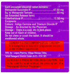 Metopole Ct 50/12.5 Tablet 10