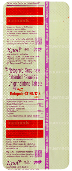 Metopole Ct 50/12.5 Tablet 10