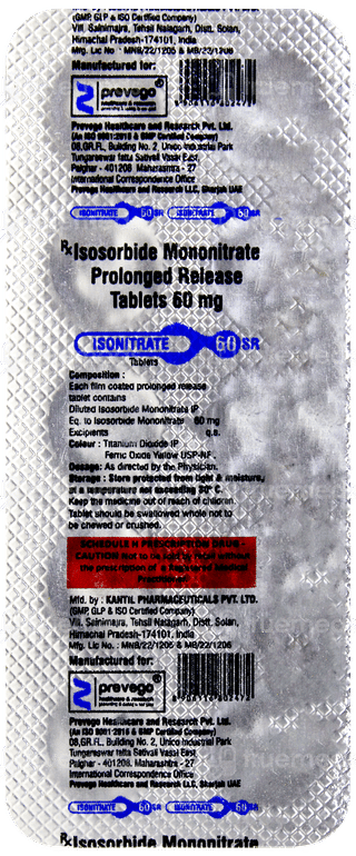 Isonitrate 60 Sr Tablet 10