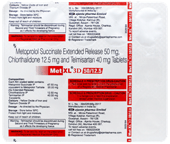 Met Xl 3d 50/12.5 Tablet 15