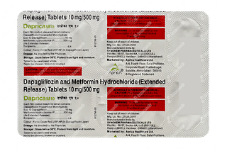 Daprica M 10/500 MG Tablet Er 10