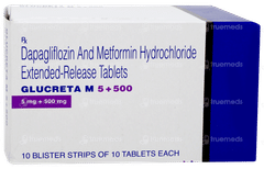 Glucreta M 5+500 Tablet 10