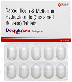 Dexiglu M 10 Tablet 10 Dexiglu M 10 Tablet 10