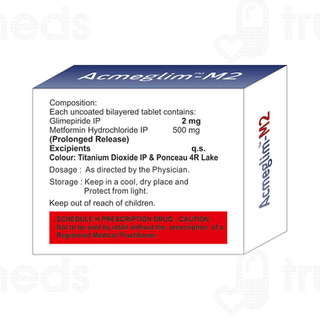 Acmeglim M 2/500 MG Tablet Pr 10