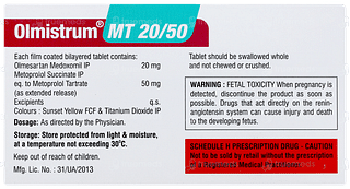 Olmistrum Mt 20/50 Tablet 10