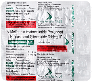 Glimiprime M 2/500 MG Tablet Pr 15