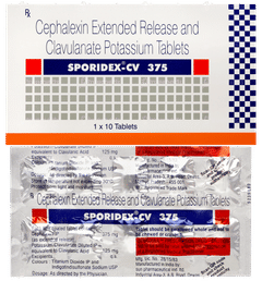 Sporidex Cv 375 Tablet 10