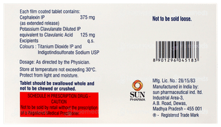 Sporidex Cv 375 Tablet 10