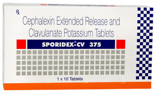 Sporidex Cv 375 Tablet 10