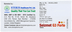 Seizmet G3 Forte Tablet 15 Seizmet G3 Forte Tablet 15