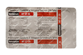 Telmistrum Mt Ct 40/10/25 MG Tablet Er 10